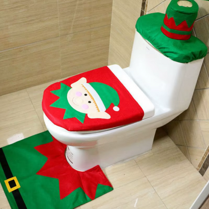 Christmas Toilet seat decoration