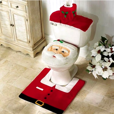 Christmas Toilet seat decoration