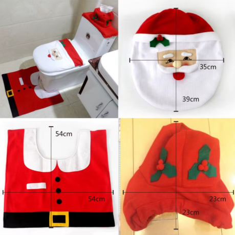 Christmas Toilet seat decoration